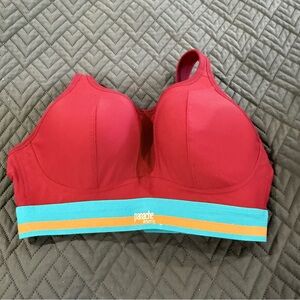 Panache Cranberry Red Sports Bra UK 32DD
